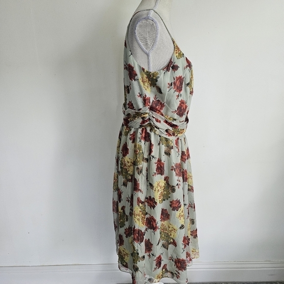 Anna Sui for Anthropologie Floral Silk Dress - Picture 6 of 9